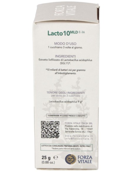 Lacto 10 (Lactobacillus Acidophilus) 25Gr. E-36