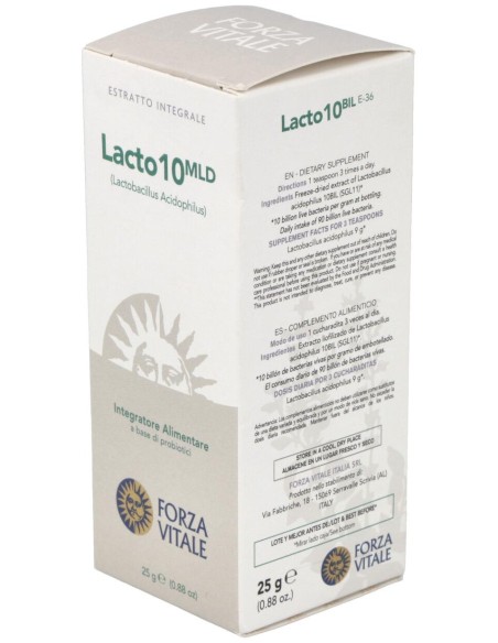 Lacto 10 (Lactobacillus Acidophilus) 25Gr. E-36