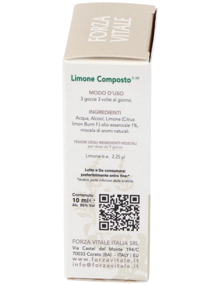 Limone Composto (Hierro) Metal Espagirico 10Ml.