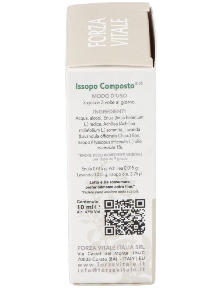 Issopo Composto (Estaño) Metal Espagirico 10Ml.