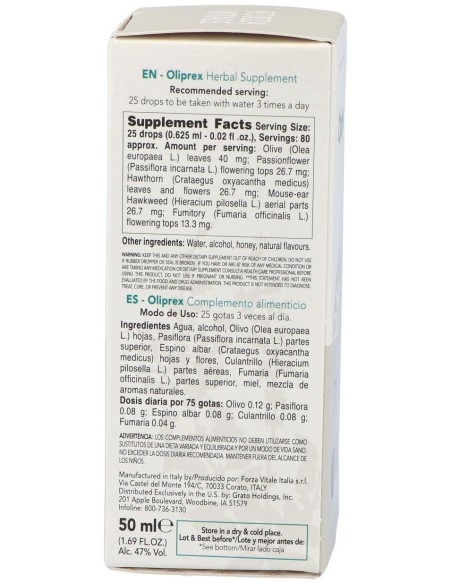 Oliprex (Olivo Composto) Extracto 50Ml.
