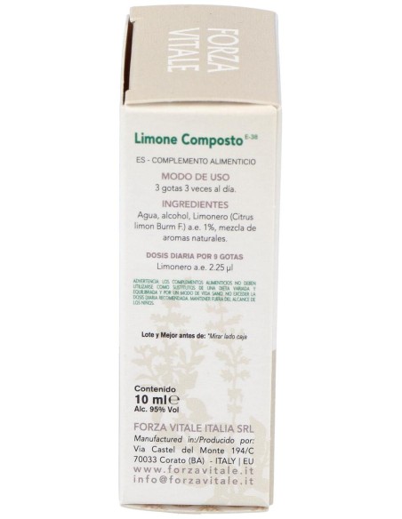 Limone Composto (Hierro) Metal Espagirico 10Ml.