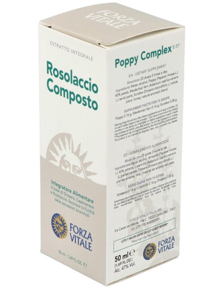 Rosolaccio Composto Extracto 50Ml.