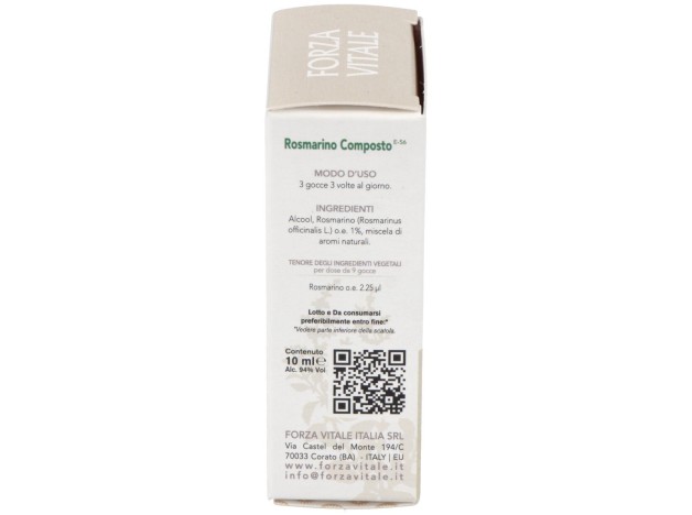 Rosmarino Composto (Plomo) Metal Espagirico 10Ml.