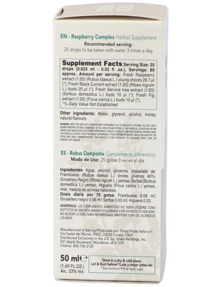 Rubus Composto Extracto 50Ml.