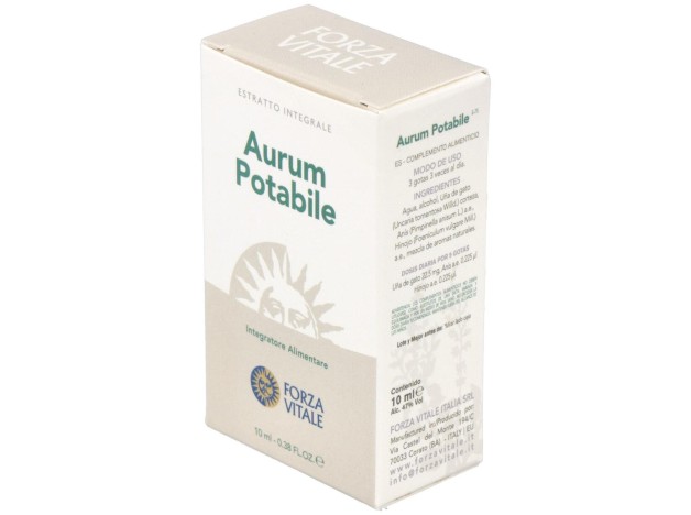 Aurum Potable (Oro) Metal Espagirico 10Ml.