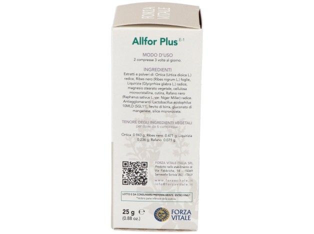 Allfor Plus 25Gr.Comprimidos