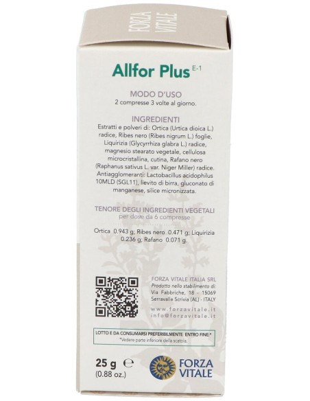 Allfor Plus 25Gr.Comprimidos