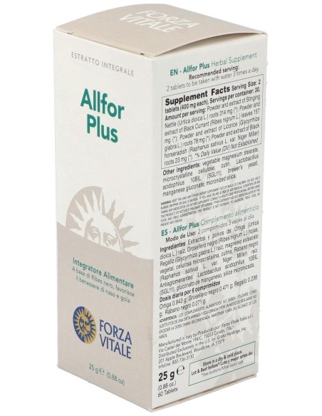 Allfor Plus 25Gr.Comprimidos