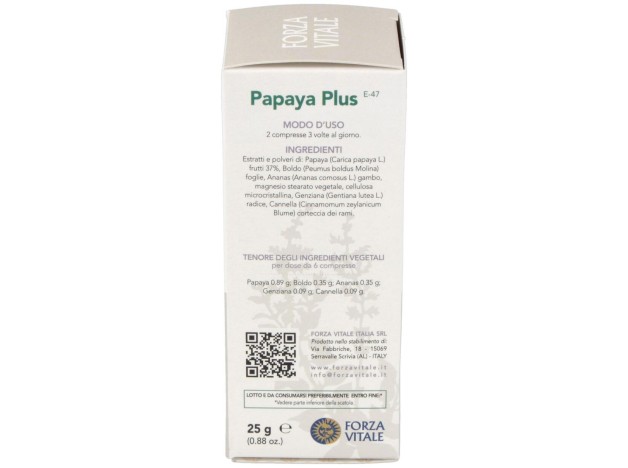 Papaya Plus 25Gr.Comprimidos
