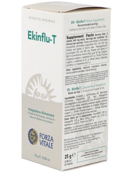 Ekinflu-T Defensas 25Gr.Comprimidos