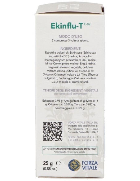 Ekinflu-T Defensas 25Gr.Comprimidos
