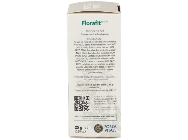 Florafit Probiotico 25Gr.Comprimidos