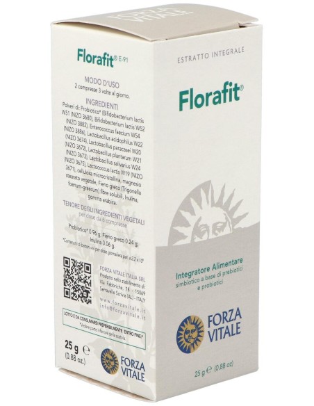 Florafit Probiotico 25Gr.Comprimidos