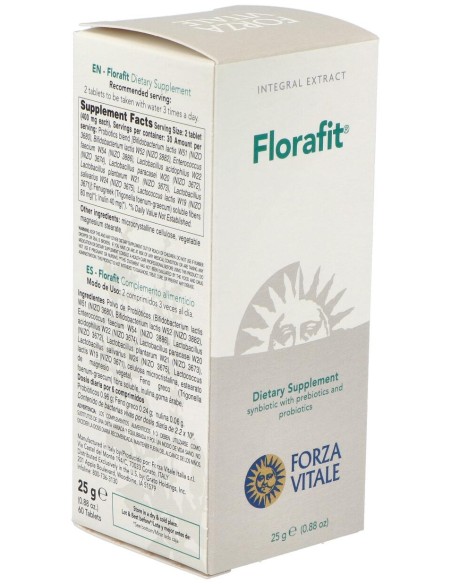Florafit Probiotico 25Gr.Comprimidos