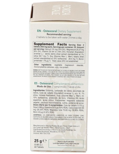 Corallo Composto (Osteocoral) 25Gr.Comprimidos