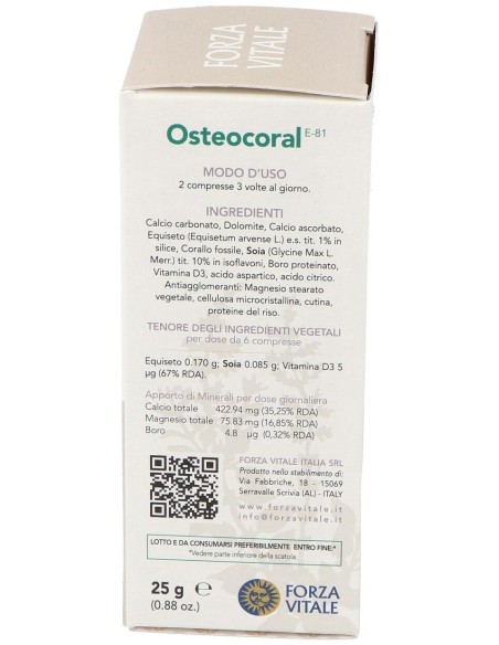 Corallo Composto (Osteocoral) 25Gr.Comprimidos