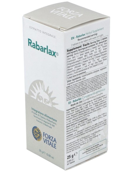 Rabarlax Laxante 25Gr.Comprimidos