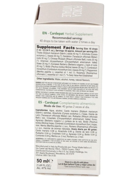 Cardepat Extracto 50Ml.