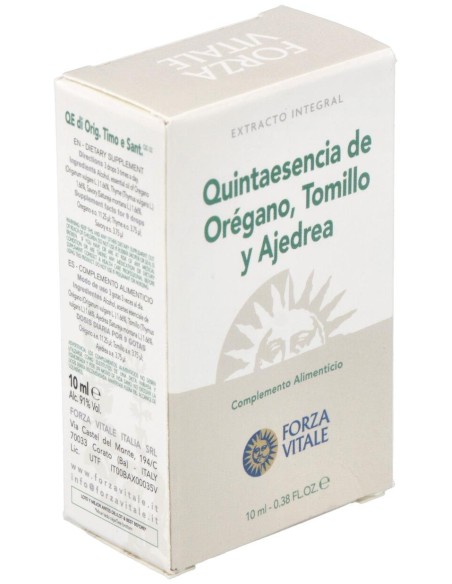 Quinta Esencia Oregano-Tomillo-Ajedrea 10Ml.