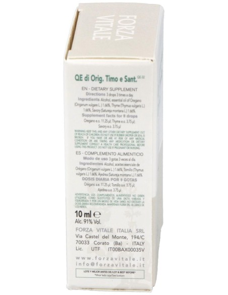 Quinta Esencia Oregano-Tomillo-Ajedrea 10Ml.
