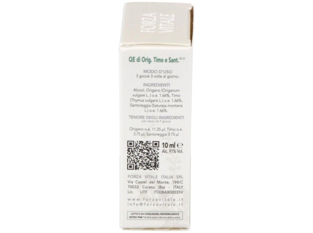 Quinta Esencia Oregano-Tomillo-Ajedrea 10Ml.