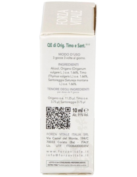 Quinta Esencia Oregano-Tomillo-Ajedrea 10Ml.