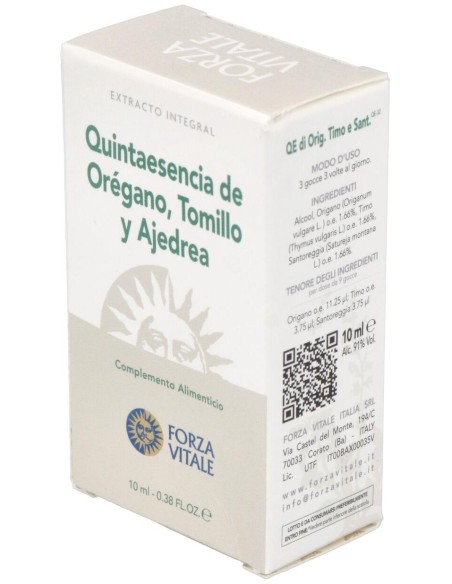 Quinta Esencia Oregano-Tomillo-Ajedrea 10Ml.