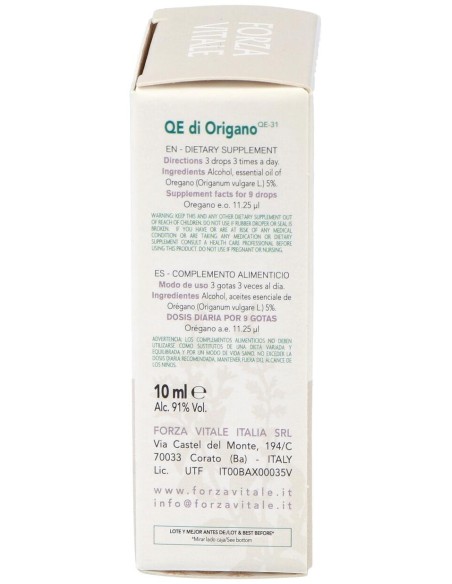Quinta Esencia Oregano (Origano)10Ml.