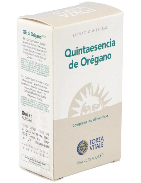Quinta Esencia Oregano (Origano)10Ml.