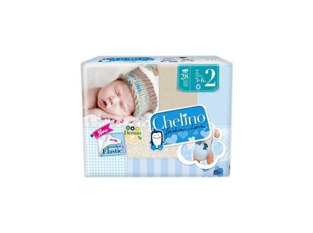 Pañal Infantil Chelino T- 2 (3 -6Kg)