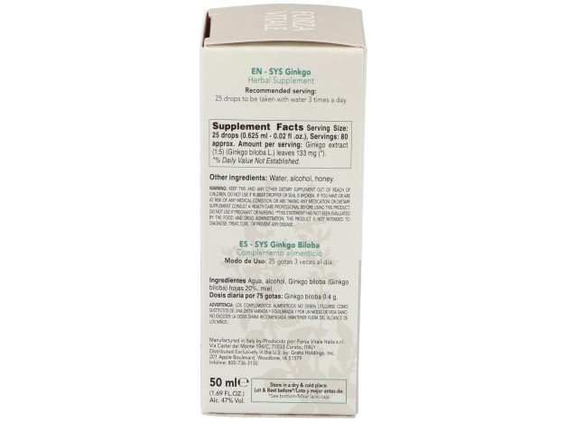 Sys.Ginkgo Biloba 50Ml.