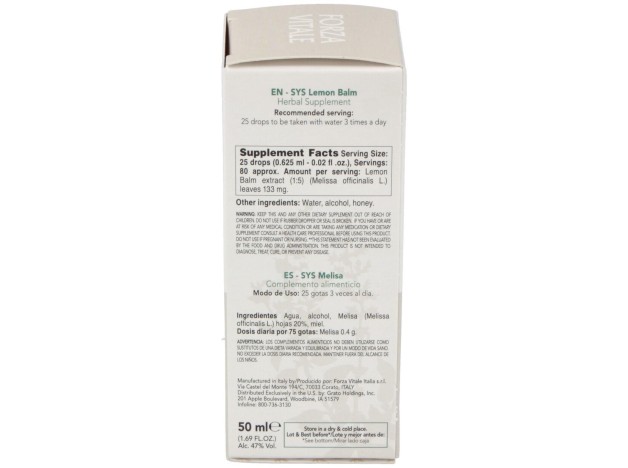 Sys.Melisa 50Ml.