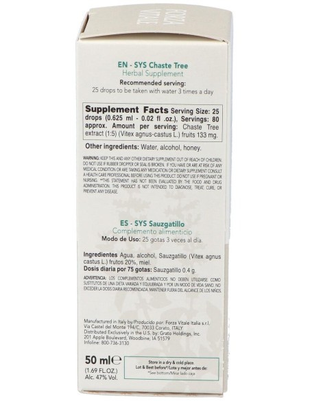 Sys.Agnocasto 50Ml.