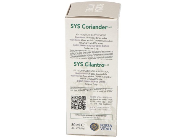 Sys.Coriandolo (Cilantro) 50Ml.