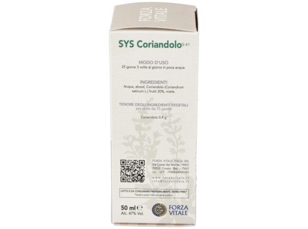 Sys.Coriandolo (Cilantro) 50Ml.