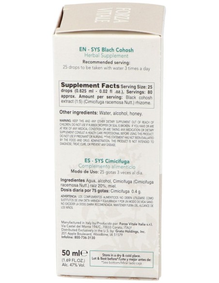 Sys.Cimicifuga 50Ml.