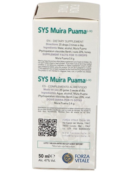 Sys.Muira Puama 50Ml.
