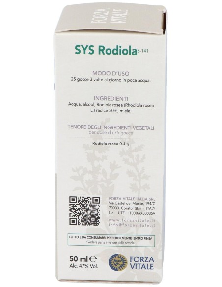 Sys.Rhodiola Rosea 50Ml.