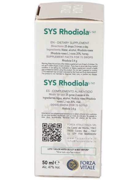 Sys.Rhodiola Rosea 50Ml.