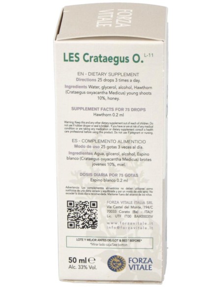 Les Crataegus Oxycanta Espino Albar 50Ml.