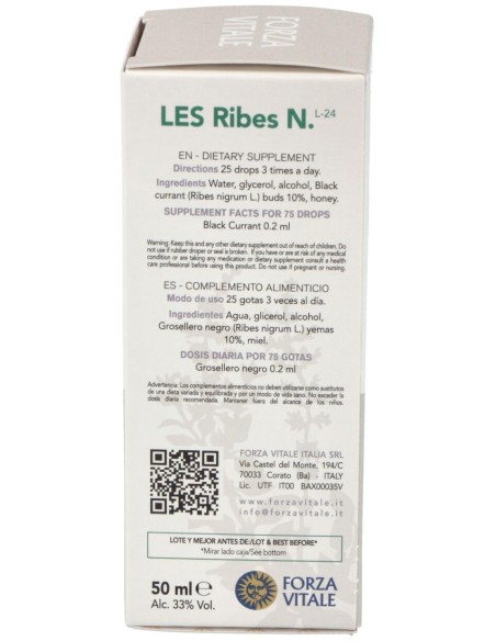 Les Ribes Nigrum Grosellero Negro 50Ml.