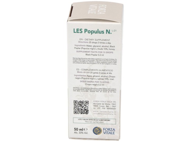 Les Populus Nigra Chopo Negro 50Ml.