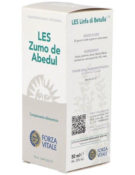 Les Linfa Di Betulla Linfa De Abedul 50Ml.