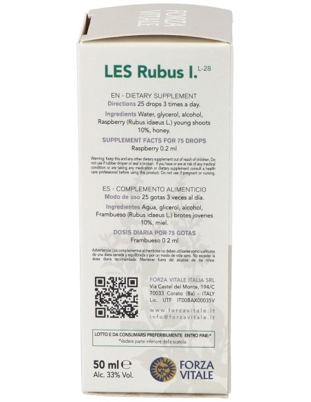 Les Rubus Idaeus Frambueso 50Ml.