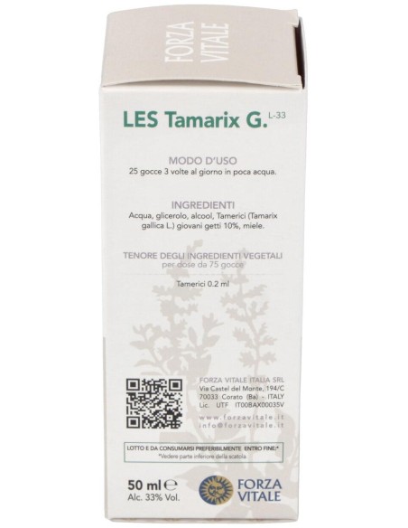Les Tamarix Gallica Tamarisco 50Ml.