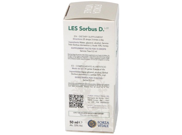 Les Sorbus Domestica Serbal 50Ml.