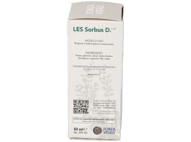 Les Sorbus Domestica Serbal 50Ml.
