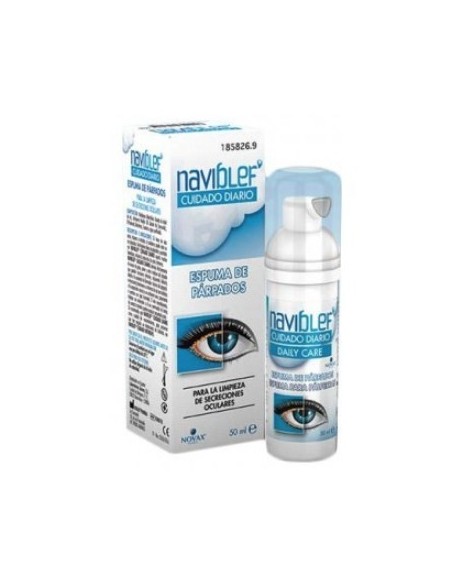 Naviblef Cuidado Diario Espuma Limpiadora de Parpados 50 Ml