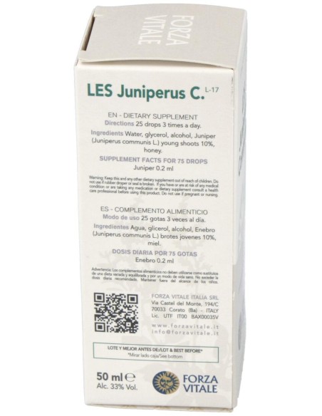 Les Juniperus Communis Enebro 50Ml.